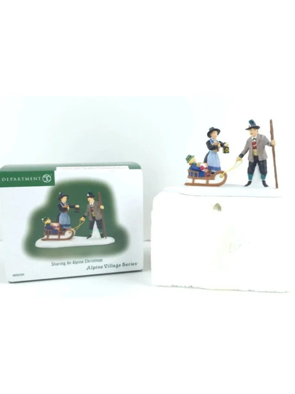 Dept 56 2008 Alpine Village Sharing An Alpine Christmas 806284 MIB